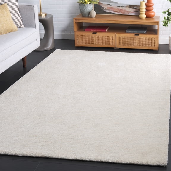 SAFAVIEH Carmine Eveleen Solid Area Rug, Ivory, 8' x 10'