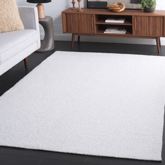 SAFAVIEH Carmine Keisha Solid Area Rug, Ivory, 4' x 6'