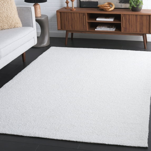 SAFAVIEH Carmine Keisha Solid Area Rug, Ivory, 8' x 10'
