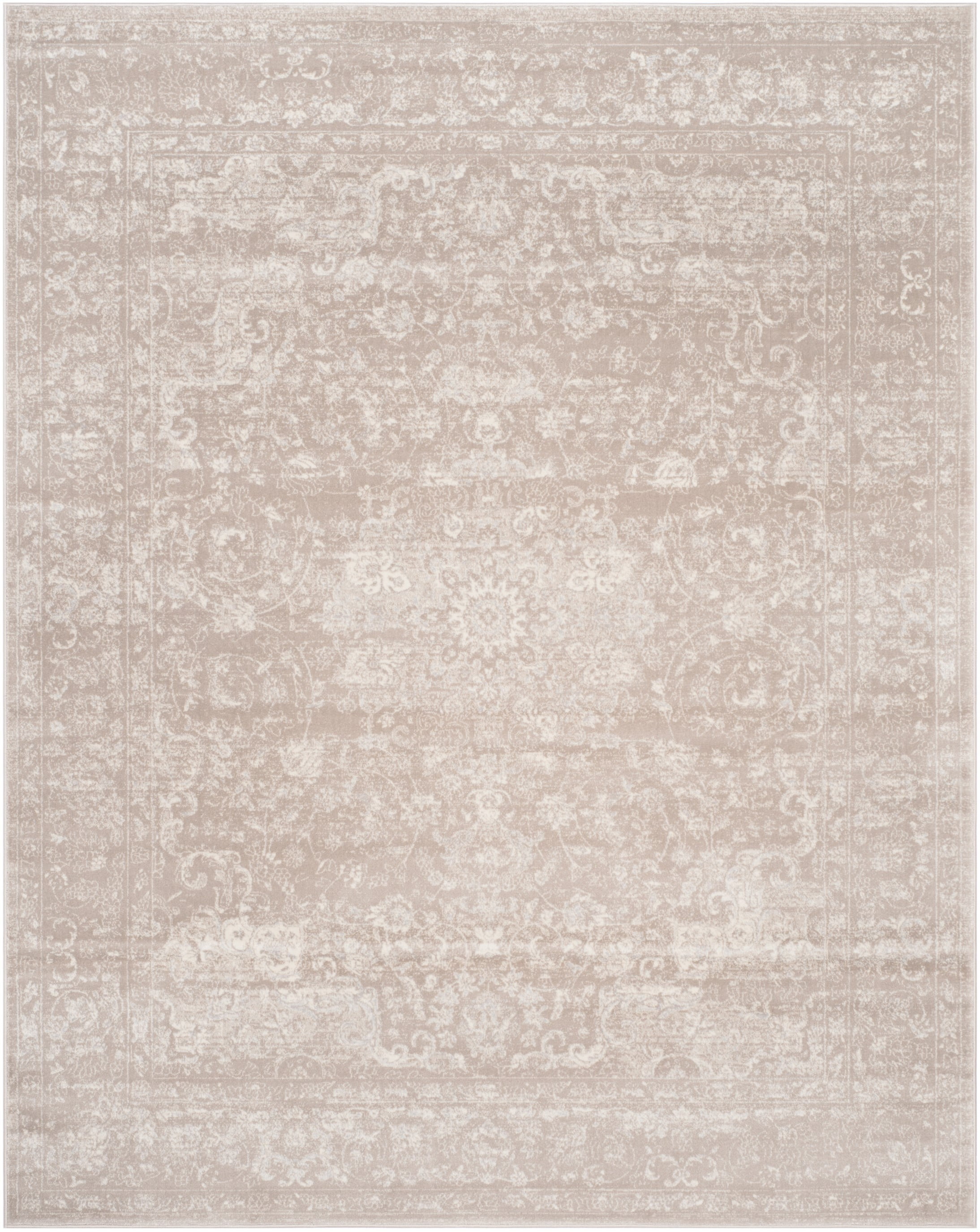 SAFAVIEH Carnegie Traditional Area Rug, Light Beige/Cream, 11