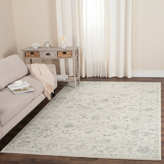 SAFAVIEH Carnegie Samantha Oriental Area Rug, Cream/Gray, 5'1" x 7'6"