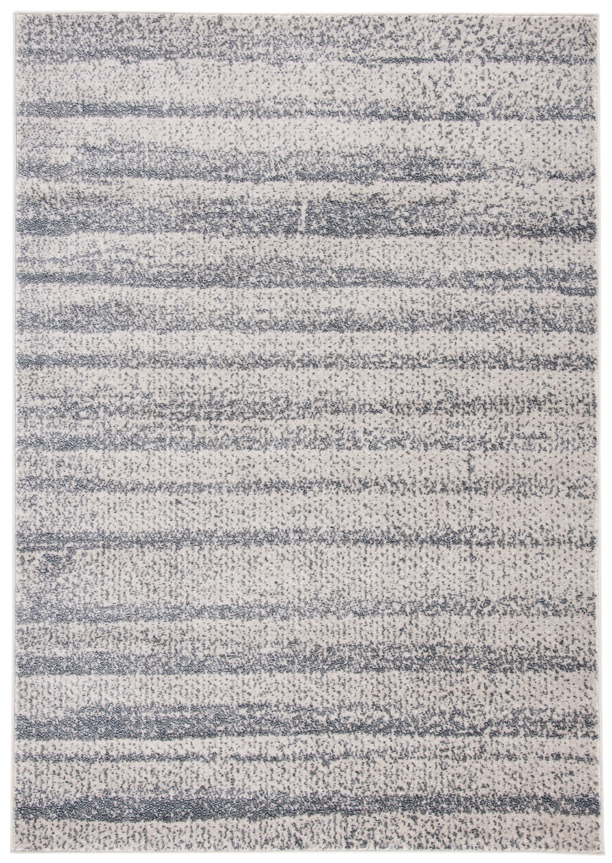 Carnegie Elegance Hand-Knotted Gray Area Rug - 5'1" x 7'6"