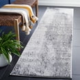 thumbnail image 1 of SAFAVIEH Carnegie Jaye Modern Runner Rug, Ivory/Gray, 2'3" x 8', 1 of 11