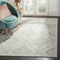thumbnail image 1 of SAFAVIEH Carnegie Rosalynne Geometric Area Rug, Silver/Gray, 4' x 6', 1 of 9