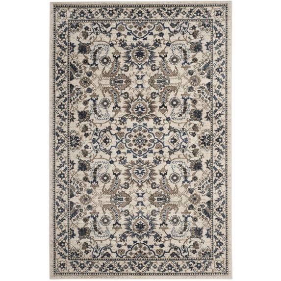 SAFAVIEH Carolina Fowler Oriental Area Rug, Cream/Dark Blue, 5'1" x 7'6"