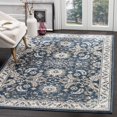 thumbnail image 1 of SAFAVIEH Carolina Fowler Traditional Area Rug, Dark Blue, 6' x 9', 1 of 6