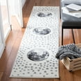 thumbnail image 1 of SAFAVIEH Carousel Kids Moon in the Stars Runner Rug, Ivory/Gray, 2'3" x 6', 1 of 12