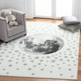 thumbnail image 1 of SAFAVIEH Carousel Kids Moon in the Stars Area Rug, Ivory/Gray, 5'3" x 7'6", 1 of 12