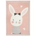 thumbnail image 1 of SAFAVIEH Carousel Kids Collection CRK166P Pink/Ivory Rug, 1 of 9
