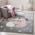 thumbnail image 1 of SAFAVIEH Carousel Kids Hugging Koalas Area Rug, Gray/Ivory, 2' x 3', 1 of 11
