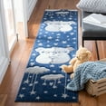 thumbnail image 1 of SAFAVIEH Carousel Kids Hugging Koalas Runner Rug, Navy/Gray, 2' x 8', 1 of 11