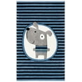 thumbnail image 1 of SAFAVIEH Carousel Kids Orpa The Dog Area Rug, Navy/Ivory, 2'3" x 4', 1 of 3