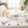 thumbnail image 1 of SAFAVIEH Carousel Kids Taneka Animals at Play Area Rug, Ivory, 9' x 9' Square, 1 of 10