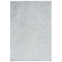 SAFAVIEH Carter Jerrod Geometric Area Rug, Grey/Light Grey, 8' x 10'