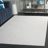 SAFAVIEH Carter Jerrod Geometric Area Rug, Ivory/Taupe, 5'3" x 7'6"