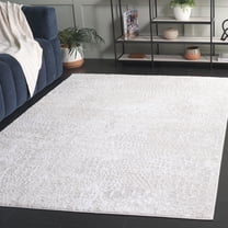 SAFAVIEH Carter Leinster Abstract Area Rug, Ivory/Taupe, 5'3" x 7'6"