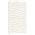 thumbnail image 1 of SAFAVIEH Casablanca Alene Wavy Striped Area Rug, Ivory/Light Grey, 6' x 9', 1 of 7