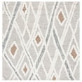 thumbnail image 1 of SAFAVIEH Casablanca Amelia Diamond Area Rug, Grey/Ivory, 4' x 4' Square, 1 of 11