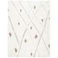 thumbnail image 1 of SAFAVIEH Casablanca Amelia Diamond Area Rug, Ivory/Brown, 8' x 10', 1 of 12