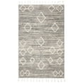 thumbnail image 1 of SAFAVIEH Casablanca BOKHARA Geometric Diamonds Wool Shag Area Rug, Grey/Ivory, 5' x 8', 1 of 6