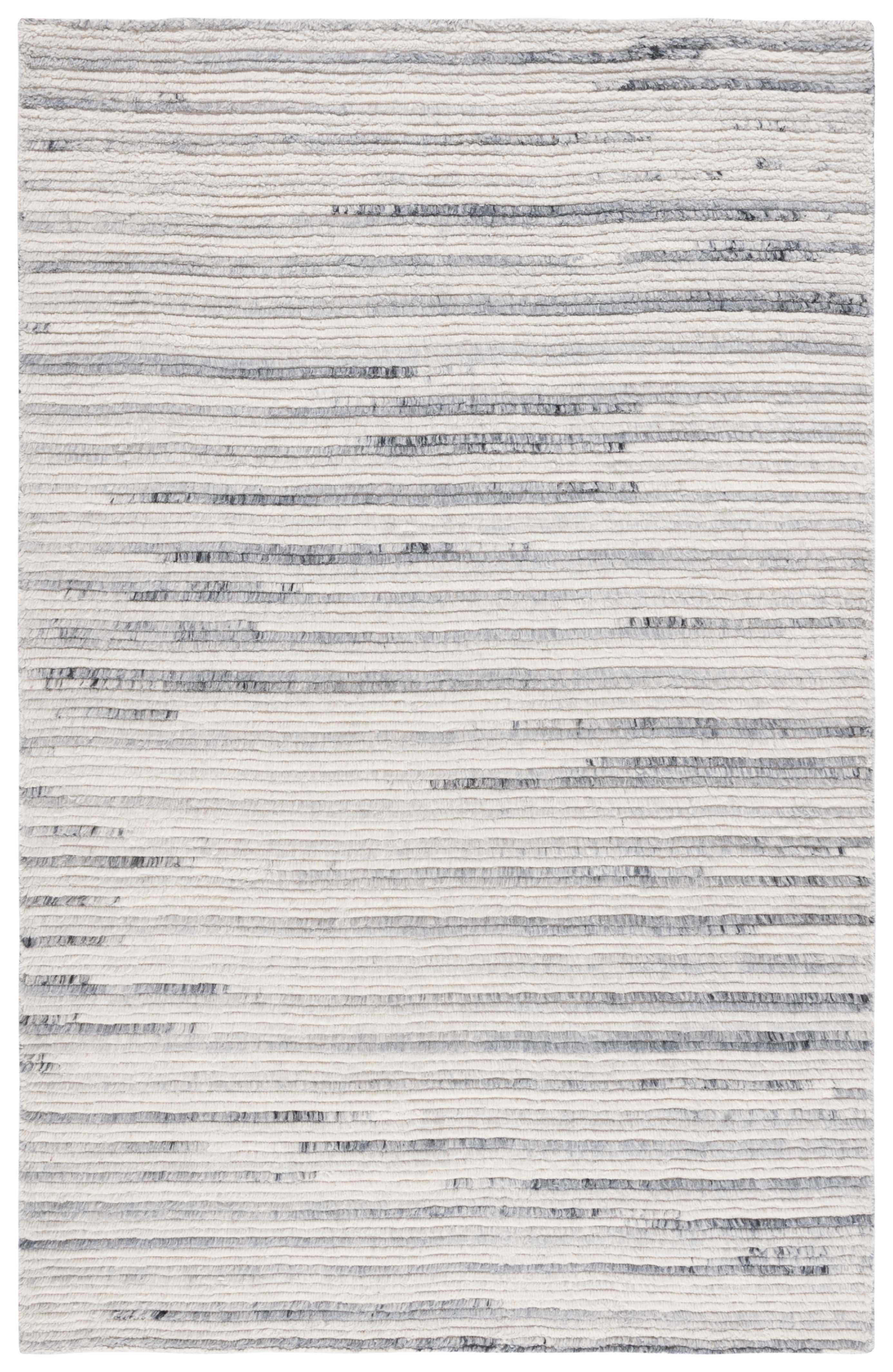 SAFAVIEH Casablanca Blake Distressed Area Rug, Grey/Ivory, 5' x 8'