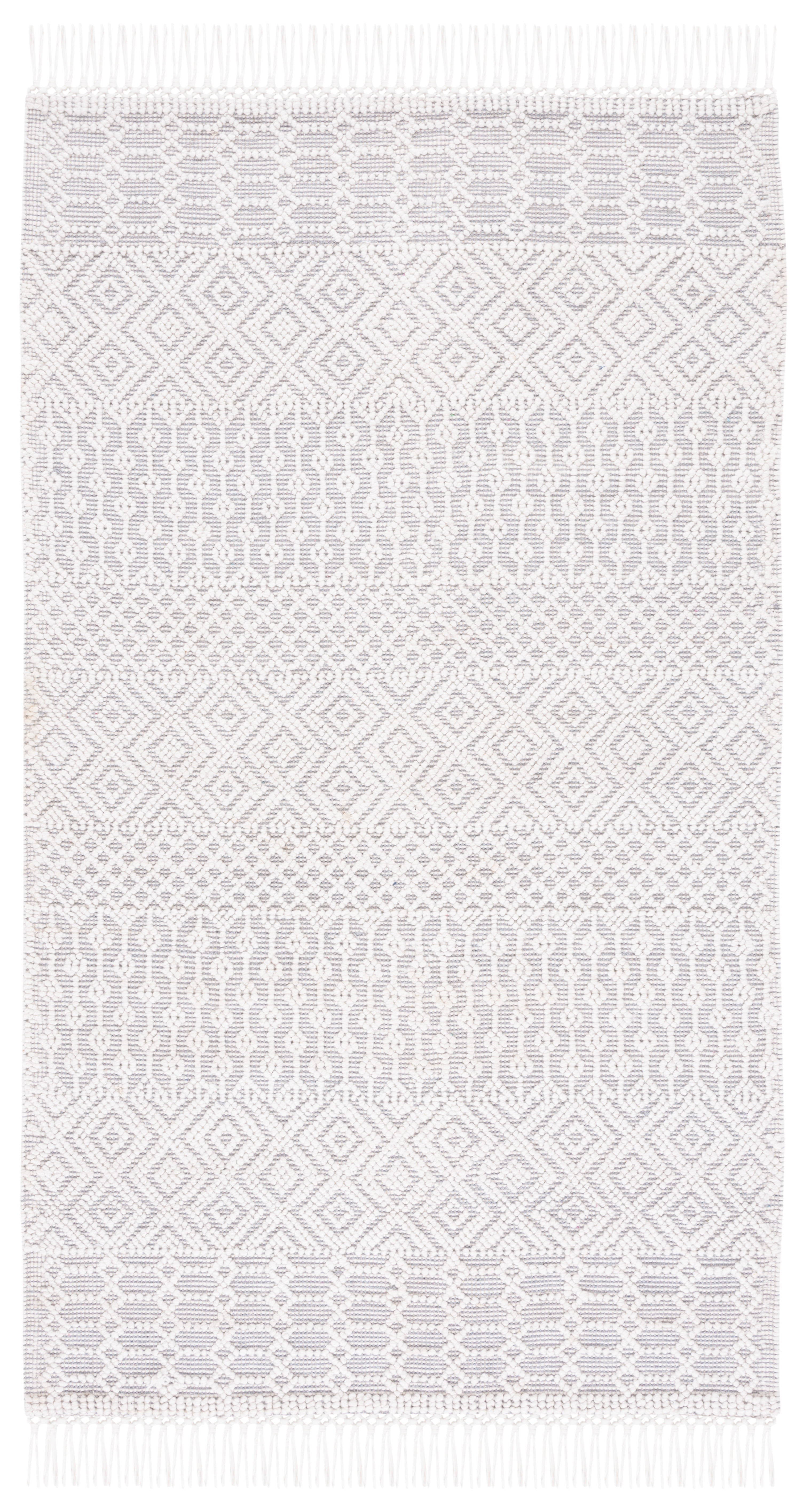 SAFAVIEH Casablanca Braelyn Diamond Area Rug, Grey/Ivory, 8' x 10'