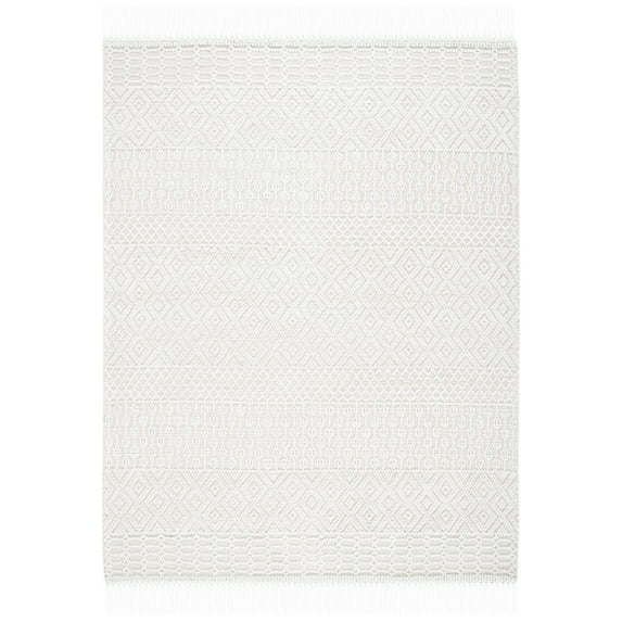 SAFAVIEH Casablanca Braelyn Diamond Area Rug, Ivory, 5' x 8'