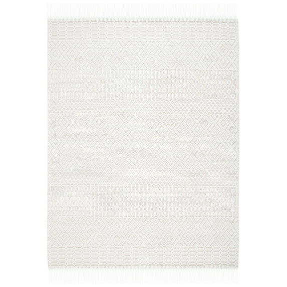 SAFAVIEH Casablanca Braelyn Diamond Area Rug, Ivory, 8' x 10'