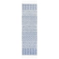 thumbnail image 1 of SAFAVIEH Casablanca Braelyn Diamond Runner Rug, Blue/Ivory, 2'3" x 8', 1 of 8