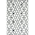 thumbnail image 1 of SAFAVIEH Casablanca Cara Diamond Area Rug, Black/Ivory, 4' x 6', 1 of 8