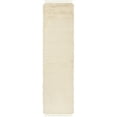 thumbnail image 1 of SAFAVIEH Casablanca Cennetig Solid Plush Wool Runner Rug, Beige, 2'3" x 8', 1 of 5