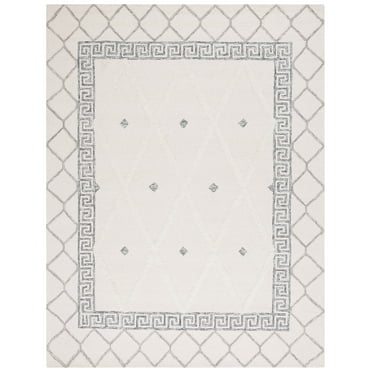 SAFAVIEH Casablanca Claudia Medallion Area Rug, Ivory/Black, 8' x 10'