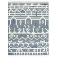 thumbnail image 1 of SAFAVIEH Casablanca Eric Geometric Wool Area Rug, Blue/Ivory, 9' x 12', 1 of 8