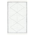 thumbnail image 1 of SAFAVIEH Casablanca Erica Diamond Cotton Area Rug, Ivory/Grey, 8' x 10', 1 of 8