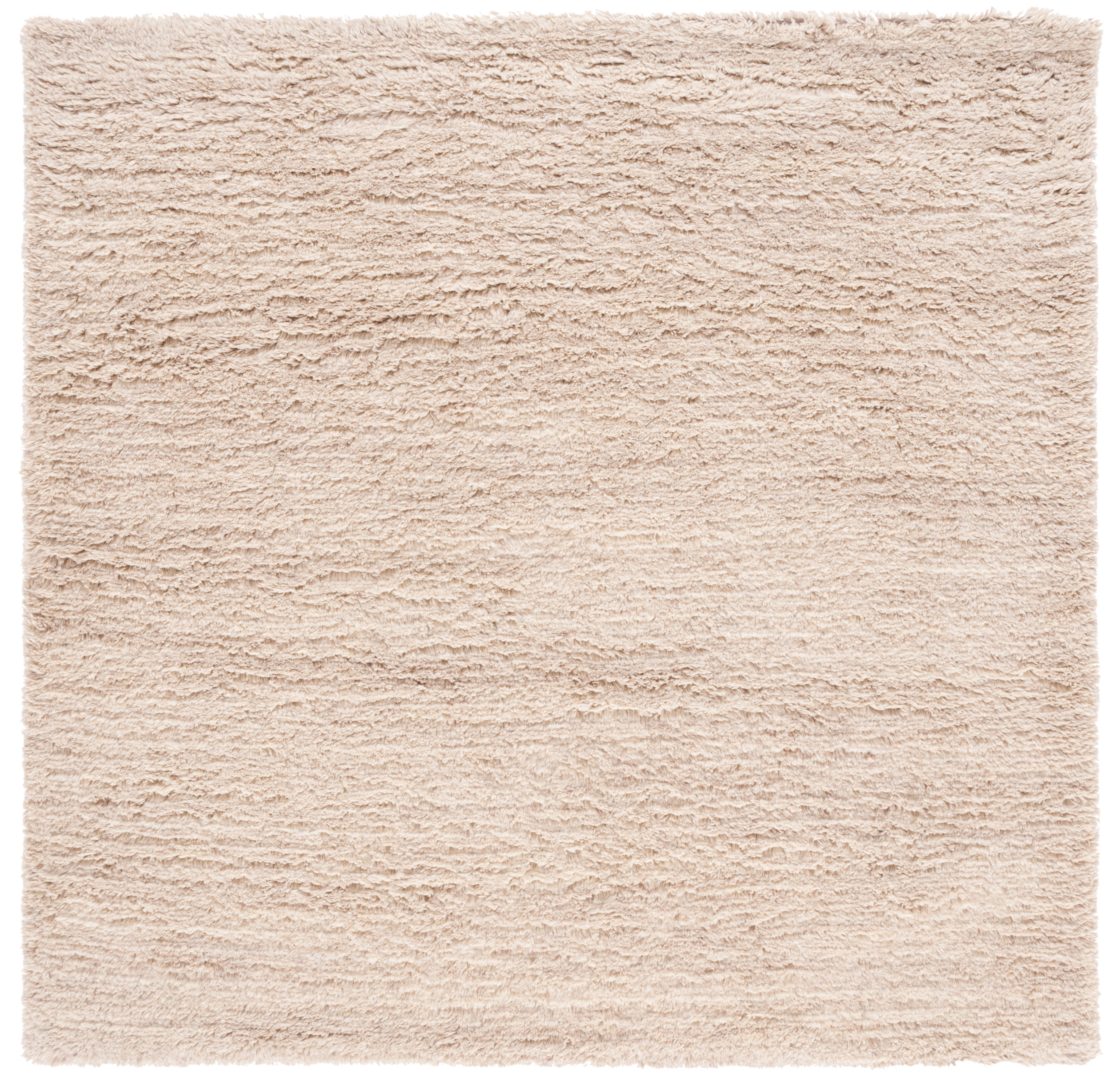 SAFAVIEH Casablanca Eugene Solid Area Rug, Beige, 6' x 6' Square