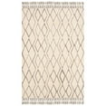 thumbnail image 1 of SAFAVIEH Casablanca Eunice Geometric Diamonds Shag Area Rug, Ivory/Grey, 5' x 8', 1 of 7