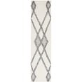 thumbnail image 1 of SAFAVIEH Casablanca Everitt Diamond Runner Rug, Ivory/Black, 2'3" x 9', 1 of 8