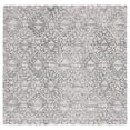 thumbnail image 1 of SAFAVIEH Casablanca Finnian Diamond Area Rug, Ivory/Black, 6' x 6' Square, 1 of 9