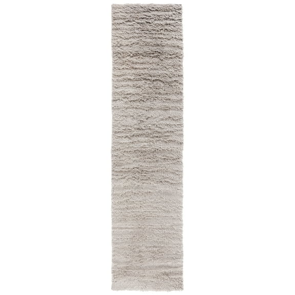 SAFAVIEH Casablanca Genette Solid Runner Rug, Grey, 2'3" x 9'