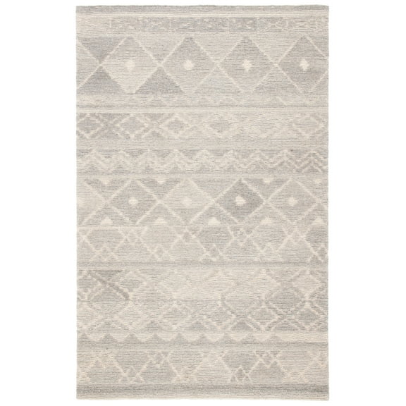 SAFAVIEH Casablanca Gracelyn Diamond Area Rug, Grey/Beige, 3' x 5'