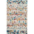thumbnail image 1 of SAFAVIEH Casablanca Isolde Southwestern Shag Area Rug, Ivory/Multi, 5' x 8', 1 of 3