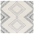thumbnail image 1 of SAFAVIEH Casablanca Jannine Geometric Shag Area Rug, Ivory/Grey, 7' x 7' Square, 1 of 10