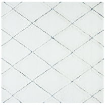 SAFAVIEH Casablanca Jaymz Diamond Area Rug, Ivory, 6' x 6' Square