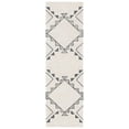 thumbnail image 1 of SAFAVIEH Casablanca Jerrie Aztec Shag Runner Rug, Ivory/Grey, 2'3" x 12', 1 of 8