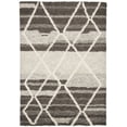 thumbnail image 1 of SAFAVIEH Casablanca Kapoor Geometric Wool Shag Area Rug, Sand/Ivory, 5' x 8', 1 of 8