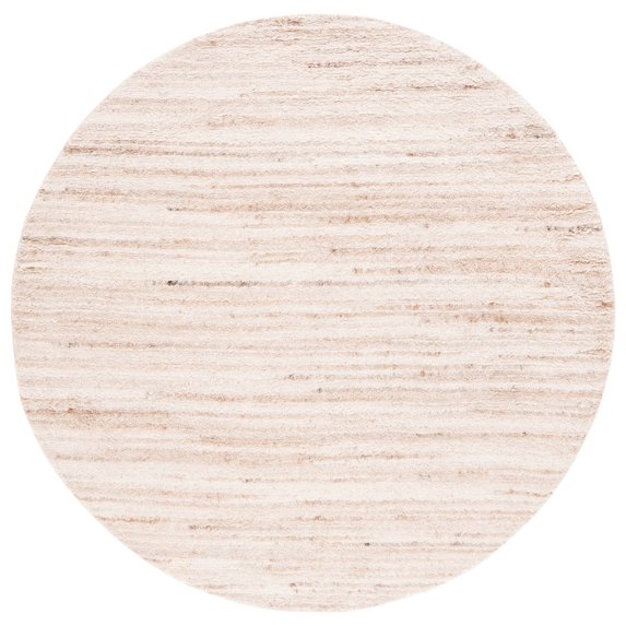 SAFAVIEH Casablanca Katharine Distressed Area Rug, Beige/Ivory, 6' x 6' Round