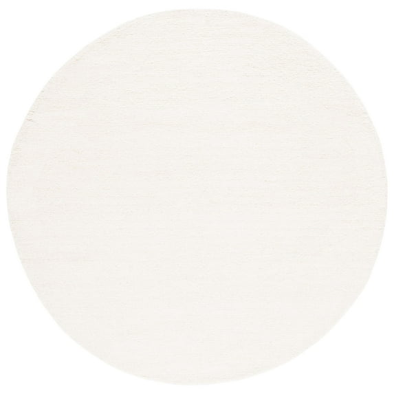 SAFAVIEH Casablanca Katharine Distressed Area Rug, Ivory, 6' x 6' Round
