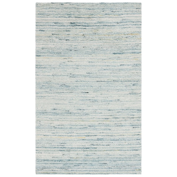 SAFAVIEH Casablanca Katharine Distressed Area Rug, Turquoise/Ivory, 5' x 8'