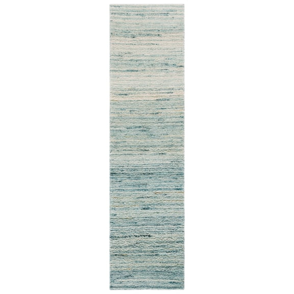 SAFAVIEH Casablanca Katharine Distressed Runner Rug, Turquoise/Ivory, 2'3" x 11'
