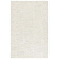 SAFAVIEH Casablanca Kent Solid Shag Area Rug, Ivory, 8' x 10'
